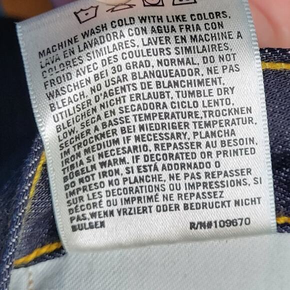 Citizens of Humanity Sid Classic Straight Leg Fit Dark Wash Men's Jeans 36 29" - Picture 4 of 5